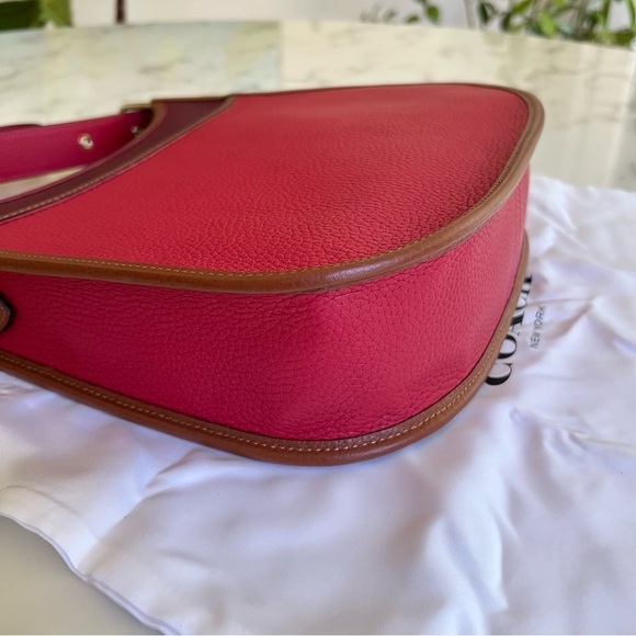 NWOT Coach 1941 Emery Crossbody Colorblock Red Apple Glovetanned Leather 688 - Picture 9 of 16